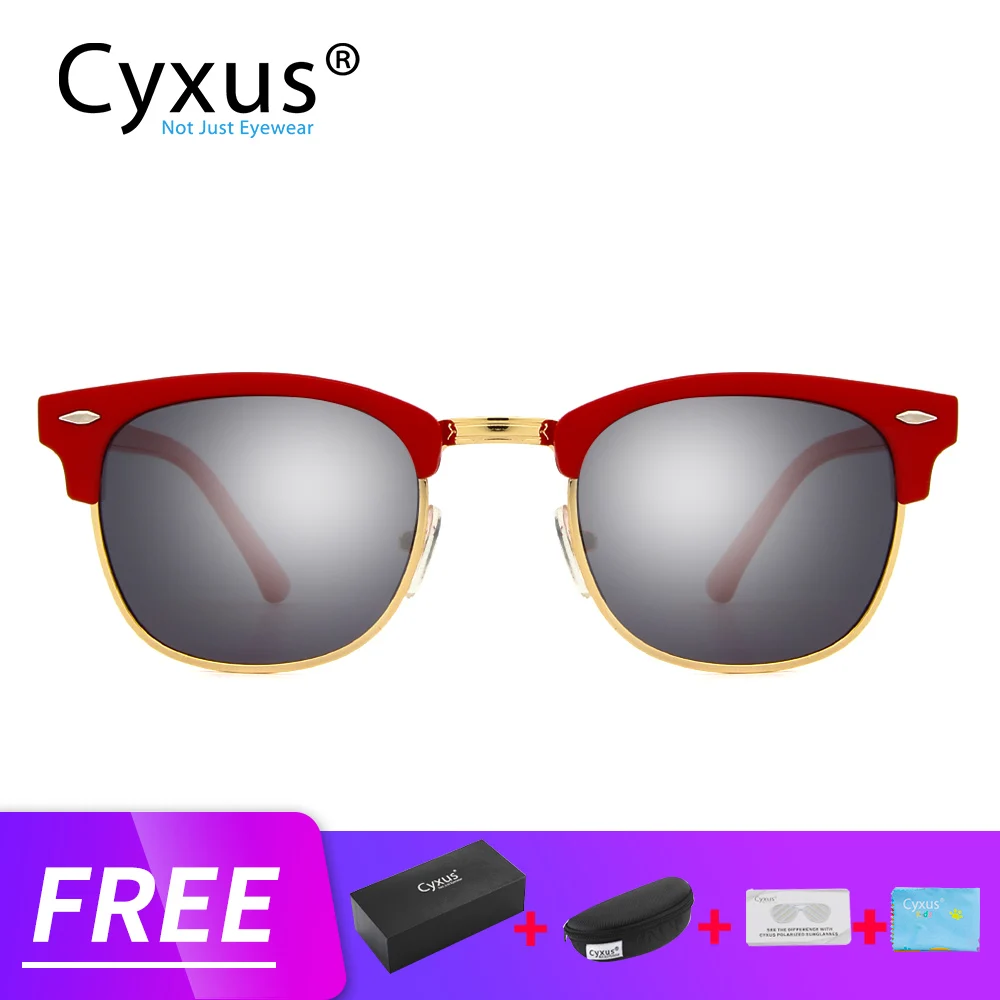 Cyxus Детские поляризованные солнцезащитные очки с ремешком, оттенки для мальчиков и девочек, для детей-1065