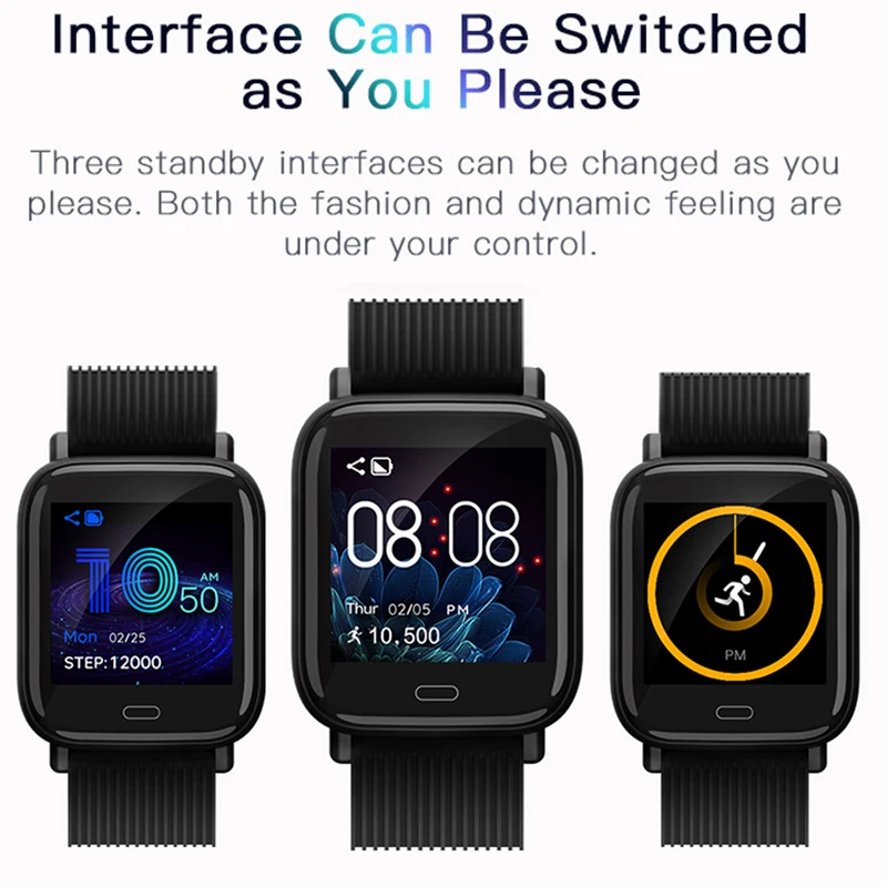

G20 Smart Watch for Men Women Multi Sport Tracker Fitness Watch Heart Rate Monitor Blood Pressure Smartwatch Waterproof PK Q9