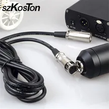 Для Bm 800 микрофон cannon кабель XLR аудио кабель 3-штекер женщин Mikrofon кабель-удлинитель для караоке микрофон