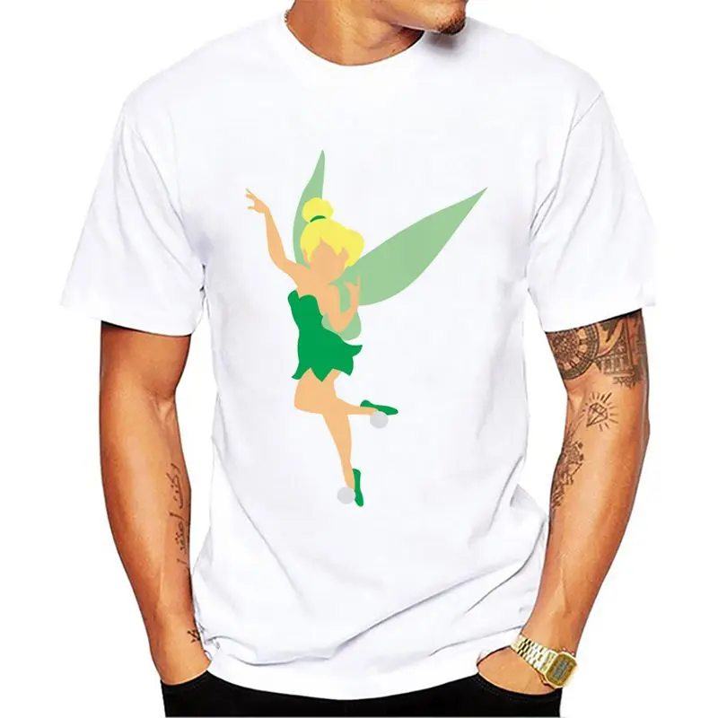 

Tinkerbell Summer Funny Fashion Men's T Shirt Short Sleeve 100% Cotton Cool Designer For Boys Tops