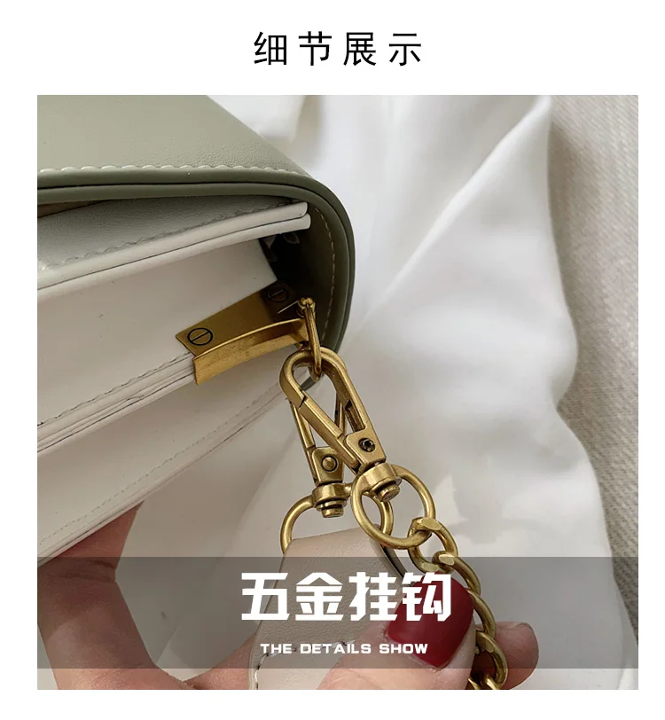 Французский xiaozhong сумка иностранная газовая сумка женская сумка новая Корейская версия Baiji скошенная сумка летняя текстура маленькая упаковка