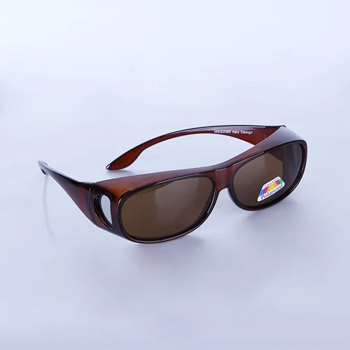 NEWBOLER, мужские, женские, поляризационные линзы, для рыбалки, солнцезащитные очки, покрытие для близорукости, очки, солнцезащитные очки, Oculos De Sol Masculino - Цвет: Brown