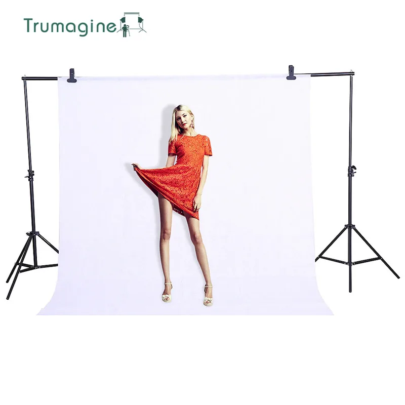 Fundos para Estúdio Tecidos de Chroma 1.6×2 M e 5.2×6.5ft Tela Branca Foto Backdrops Fotografia Fundo Não Tecido Key