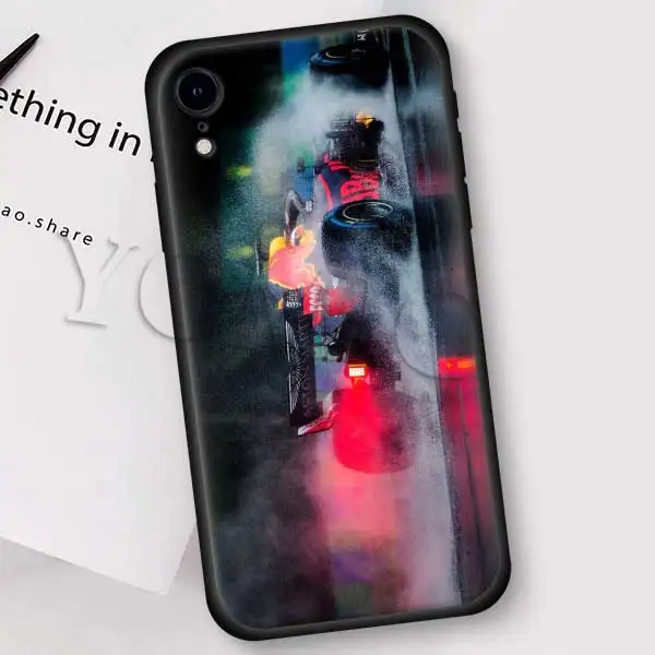 Для Формулы 1 мягкий чехол из ТПУ для Apple iPhone 11 Pro XR 7 8 6 6S Plus X XS MAX 5 5E 5S 5C Черный силиконовый чехол для телефона - Цвет: B08