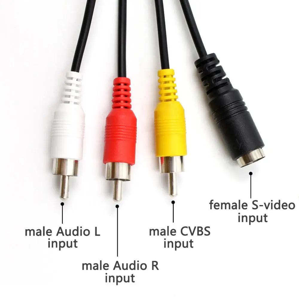 Мужской конвертер сигнала av cvbs SVIDEO Female HDMI аудио видео 1080P композитный адаптер для