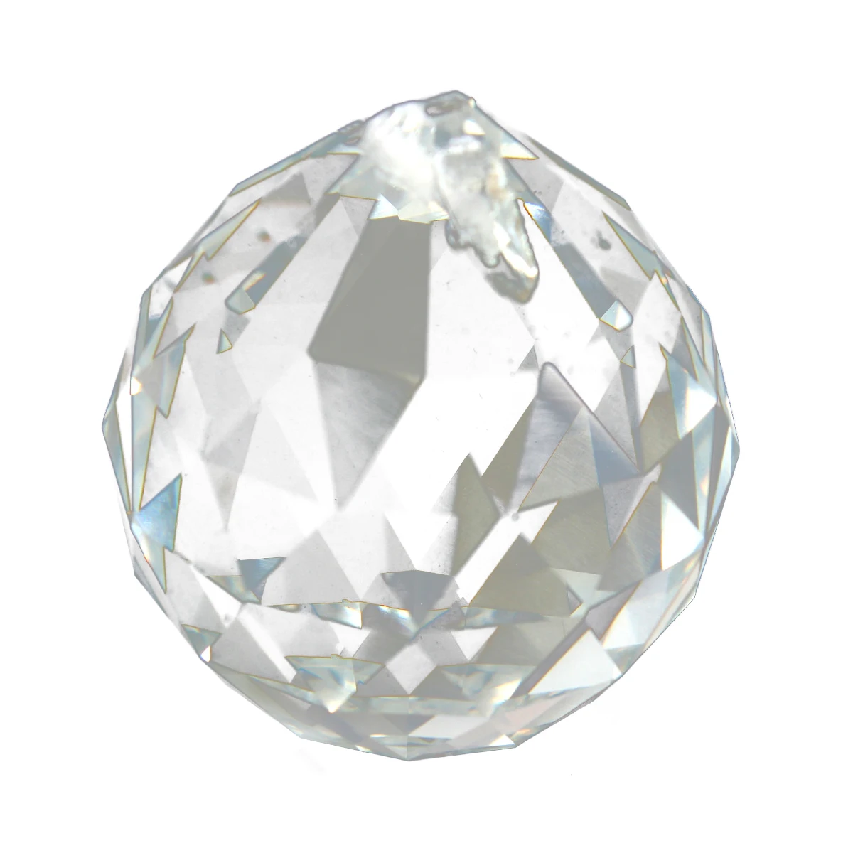 10pcs Crystal Glass Lamp Chandelier Prisms Party Decor Hanging Drop Pendant 40mm