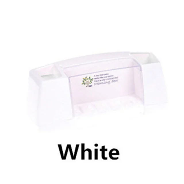 Многофункциональный Зубная щётка держатель ракетки коробка для хранения Ванная комната Макияж Интимные аксессуары продукты Наборы для ухода за кожей всасывания Крючки Кухня держатель - Цвет: White