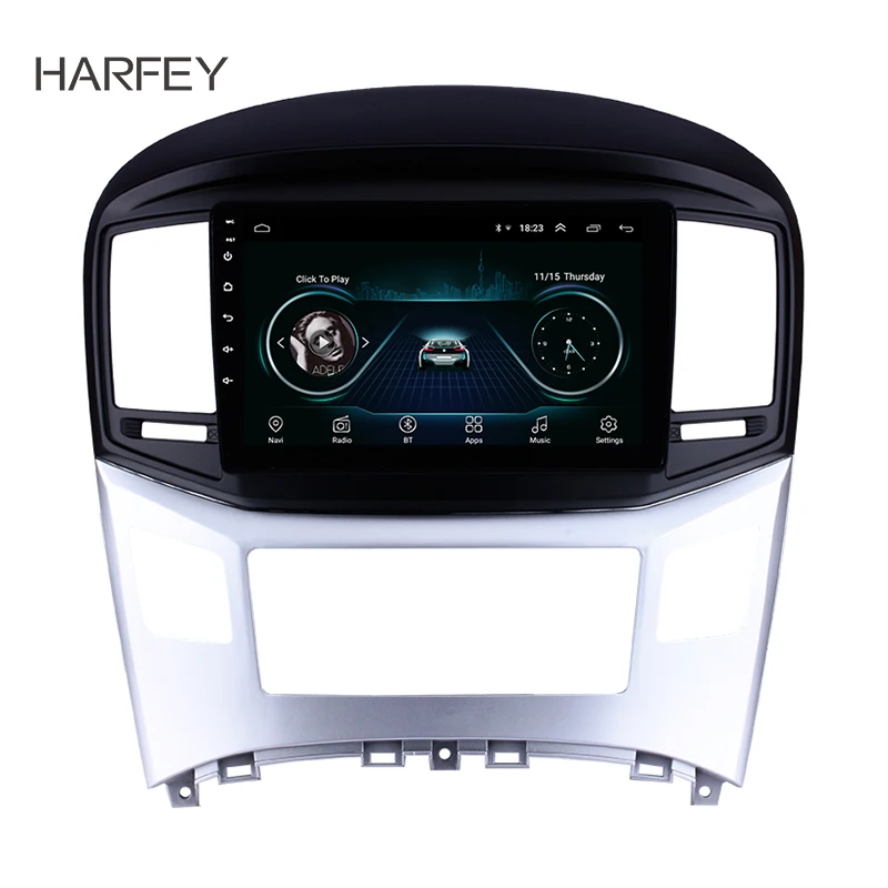 

Harfey car GPS Navigation for Hyundai 2016 2017 Starex H-1 Wagon 10.1 inch Android 8.1 Radio with 1024*600 Touchscreen Bluetooth