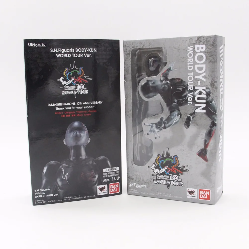 Оригинальный World Tour BODY KUN & CHAN BJD черный прозрачный цвет Ver. ПВХ экшн фигурка