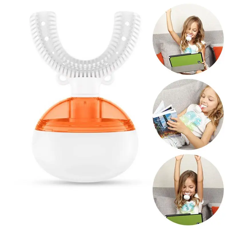 

Children Baby Automatic waterproof Electric Toothbrush Rechargeable Automatic Smart Toothbrush for 1-10 years old