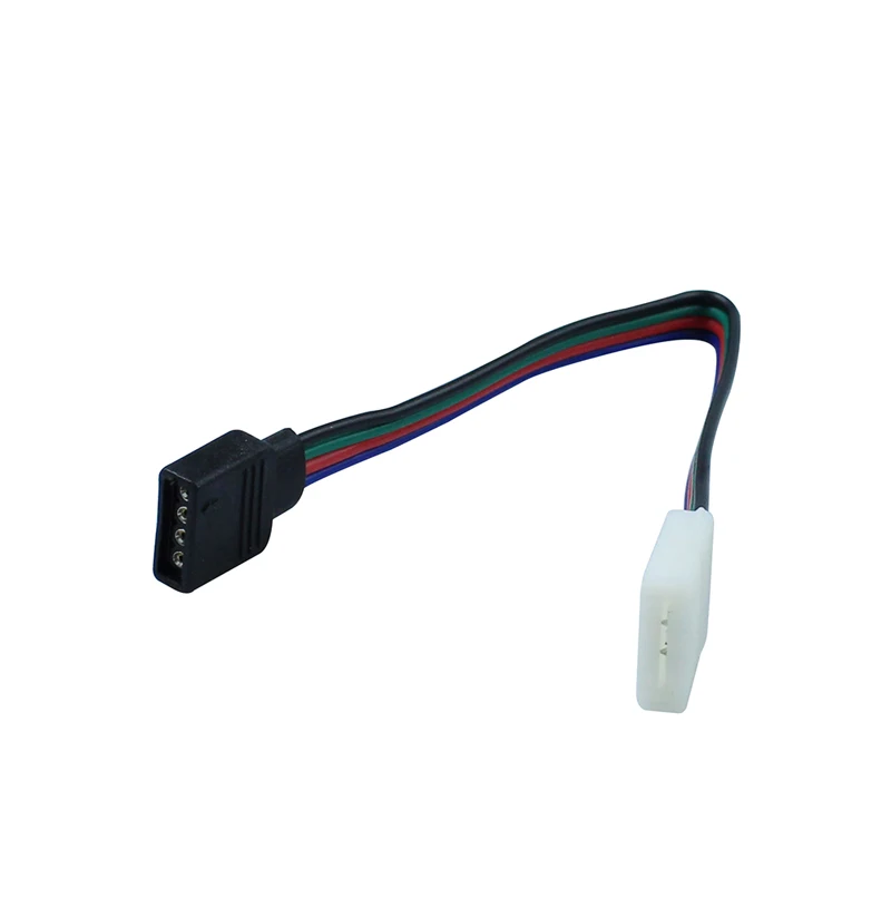 4 контактный разъем для светодиодной ленты RGB типа мама из ПВХ SMD 5050/3528
