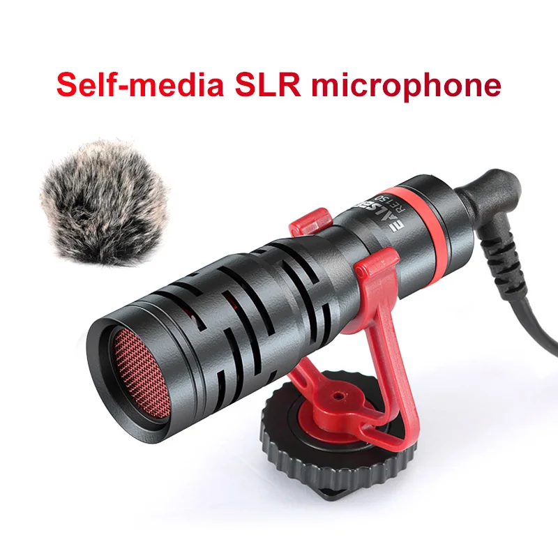 Камера DSLR интервью микрофон DSLR Запись микрофон для SLR фотографии Vlog микрофон iPhone 7 6 Andriod смартфон