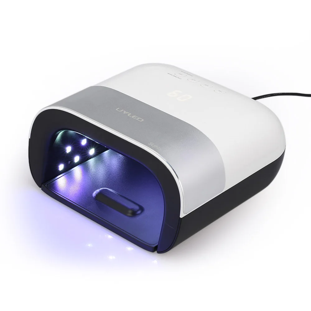 

SUN3 48W UV LED Nail Lamp Quick-Drying For All Nail Gels With Memory Timer Double-Speed LCD Display Curing Nail Art Curing Lamp