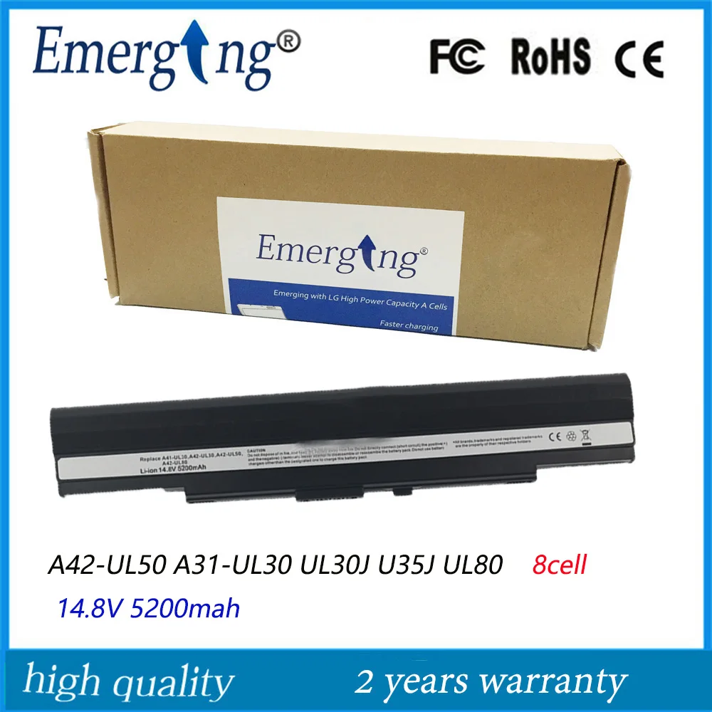 

8Cell 14.8V New Laptop Battery for ASUS A42-UL50 A31-UL30 UL30J U35J UL80