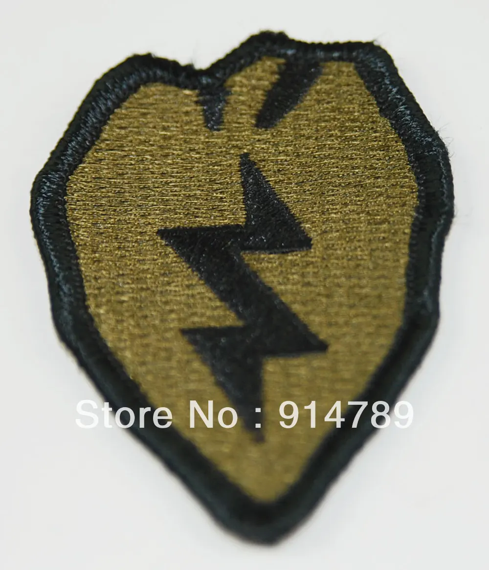 Вьетнамская война США саржевая нашивка 25 е пехотное подразделение 32653|patch work cushion
