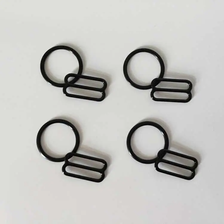 

Nylon coated underwear rings and sliders
