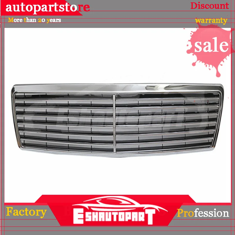 Chrome Front Hood Bumper Grill Grille for Mercedes for Benz W140 S Class 1994-1999 Bumpers Auto Replacement Parts Chrome Front Hood Bumper Grill Grille for Mercedes for Benz W140 S Class 1994-1999 Bumpers Auto Replacement Parts