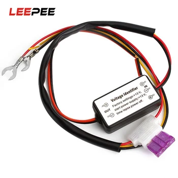 

LEEPEE DRL Controller Auto Car LED Daytime Running Light Relay Harness Dimmer On/Off 12-18V Fog Light COntroller for ford foucus