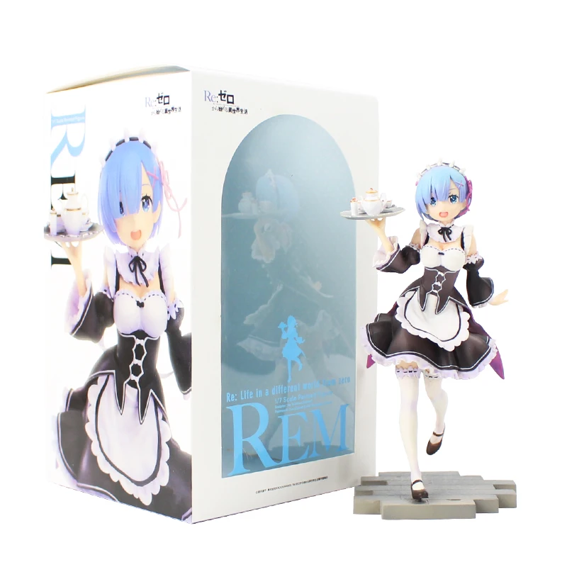 21 см Re: жизнь в другой мир от нуля Rem лоток 1/7 Масштаб Окрашенные рис ПВХ Экшн