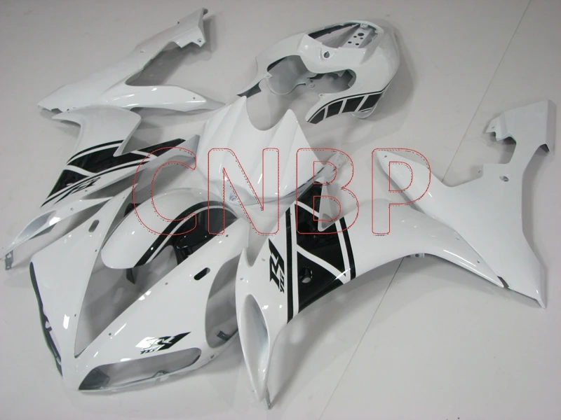 

Plastic Fairings YZFR1 2004 - 2006 White Black Body Kits YZF R1 2005 Abs Fairing for YAMAHA YZFR1 04 06 no paint