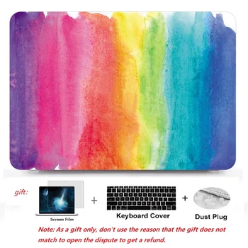 

Tablet shell pouch color Printing Hard Case For 11 12 13 15 inch Apple Macbook pro Air Touch Bar&ID Retina laptop case