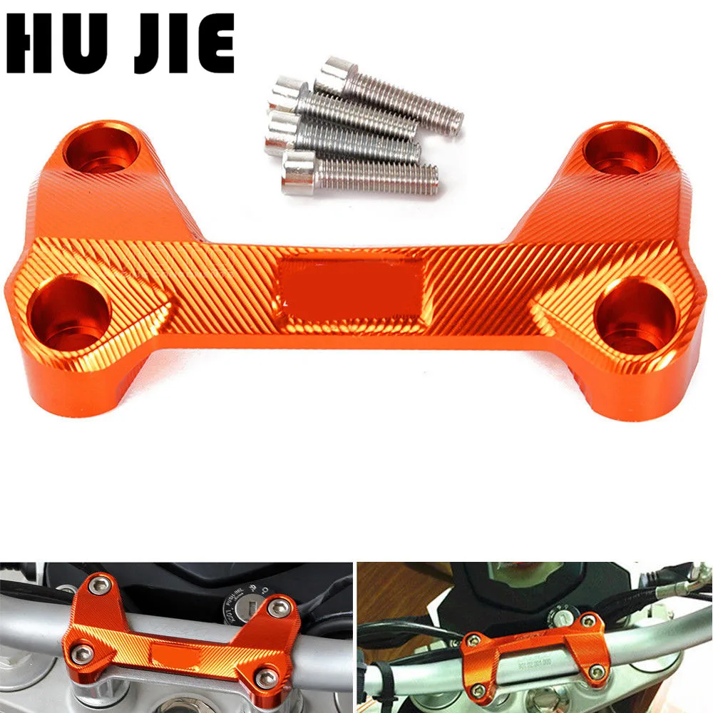 DUKE200 DUKE125 DUKE390 руль мотоцикла стояки Верхняя Крышка зажим бар крепление с винтами для KTM DUKE 125 200 390 мотокросса