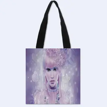 

New arrival Custom Nicki Minaj printing Canvas Shoulder Bag Women Handbag Shopping Bag Female Canvas Beach Bag Tote