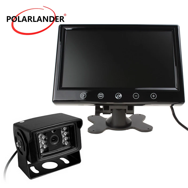 " автомобильный монитор TFT с 12-24 V парковка Системы HD Дисплей 360 градусов Desktop для шины 4/8/16 светодиодный 18,5/28 мм реверсивный Камера