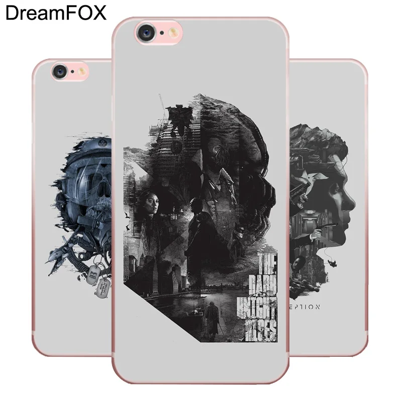 

DREAMFOX N066 Inception Soft TPU Silicone Cover For Apple iPhone XR XS Max 8 X 7 6 6S Plus 5 5S SE 5C 4 4S Case