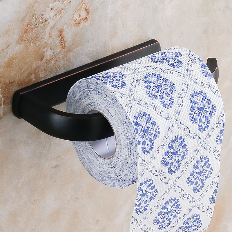Античный из твердой латуни держатель туалетной бумаги/Матовый держатель рулона квадратная основа ящик настенный ящик для туалетной бумаги аксессуары для ванной комнаты продукты