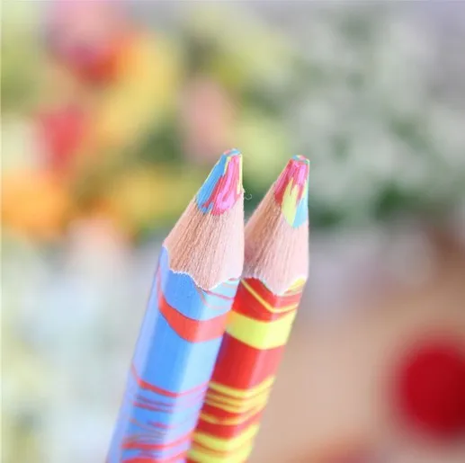 Креативные канцелярские принадлежности для студентов офисные канцелярские принадлежности шесть цветов цветные ручки Z915