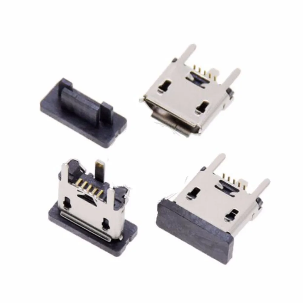 10 шт. 30 100 вертикальный SMT Micro 5p USB разъем 5P usb порт|Коннекторы и разъёмы| |