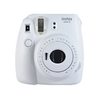 Новинка, 5 цветов, Fujifilm Instax Mini 9, фотокамера моментальной печати+ 14 в 1 комплект, чехол-сумка для видео, защитный фильтр+ альбом+ наклейка - Цвет: White