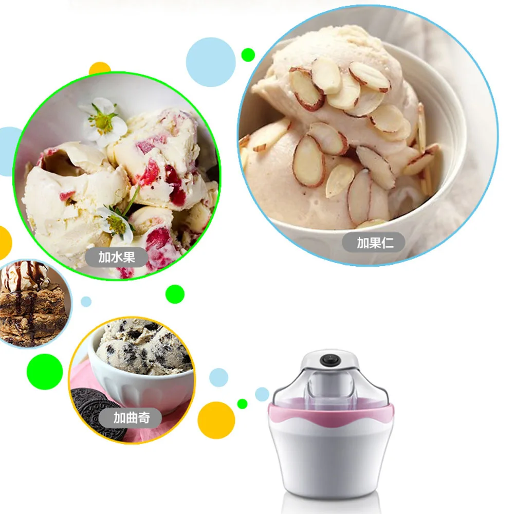 BETOHE cooling ice cream machine mini time-saving convinent Double insulation design One button operation Energy saving ice roll