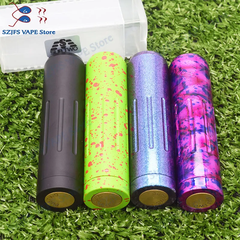 

sub two Mech Mod 18650 Battery 24mm brass Vaporizer vape Mechanical Mod VS Kennedy 25 Vindicator MOD AvidLyfe Elthunder mod