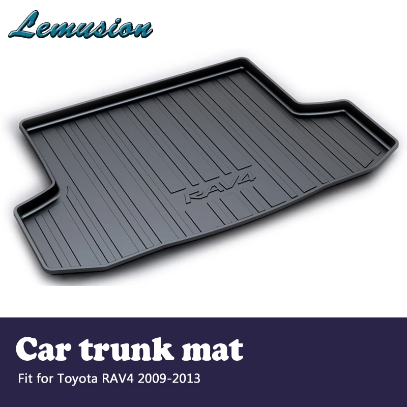 

1Set Car Cargo rear trunk mat For Toyota RAV4 2009 2010 2011 2012 2013 Boot Liner Tray Waterproof Anti-slip mat Accessories