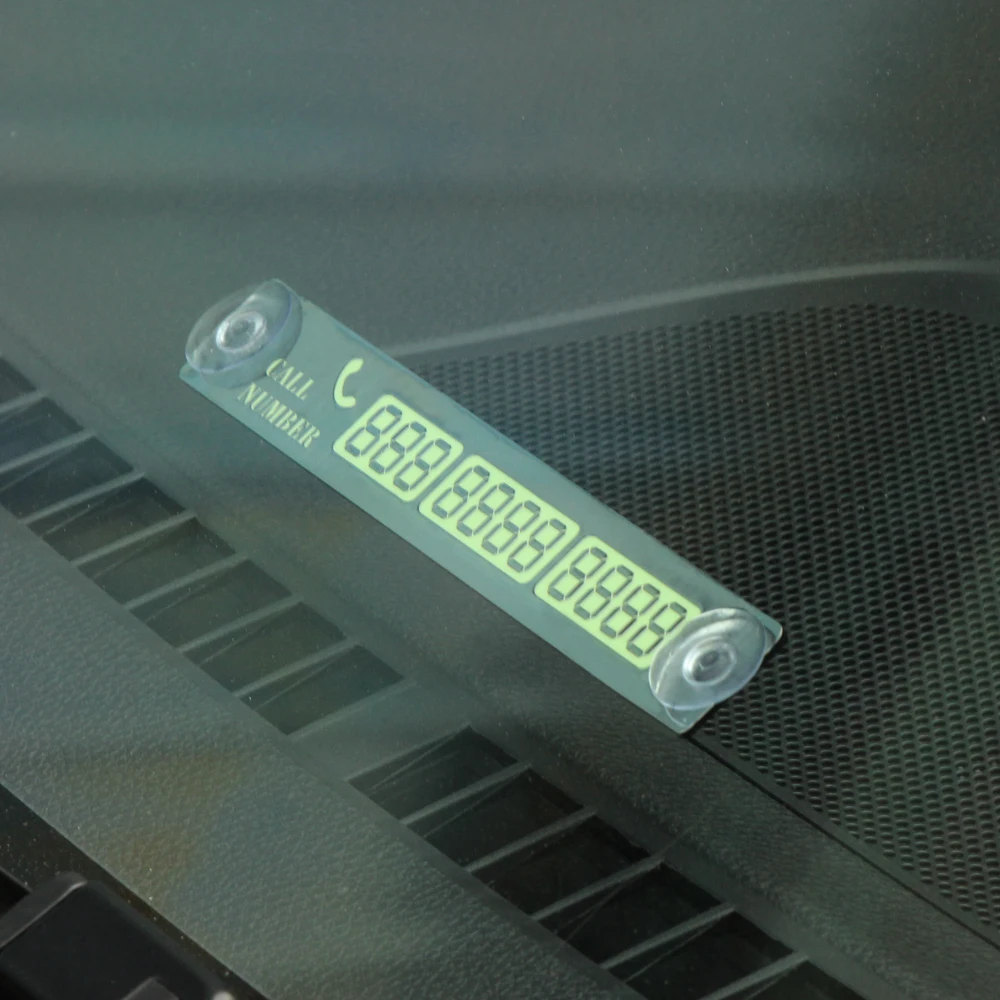 

Luminous Temporary Parking Card For Volkswagen vw Golf 4 Golf5 golf 6 golf 7 MK6 MK7 auto accessories