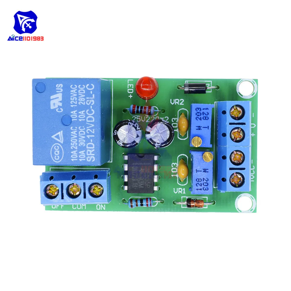 Smart Battery Charger Power Relay Control Board DC12V Automatic Control Board CA