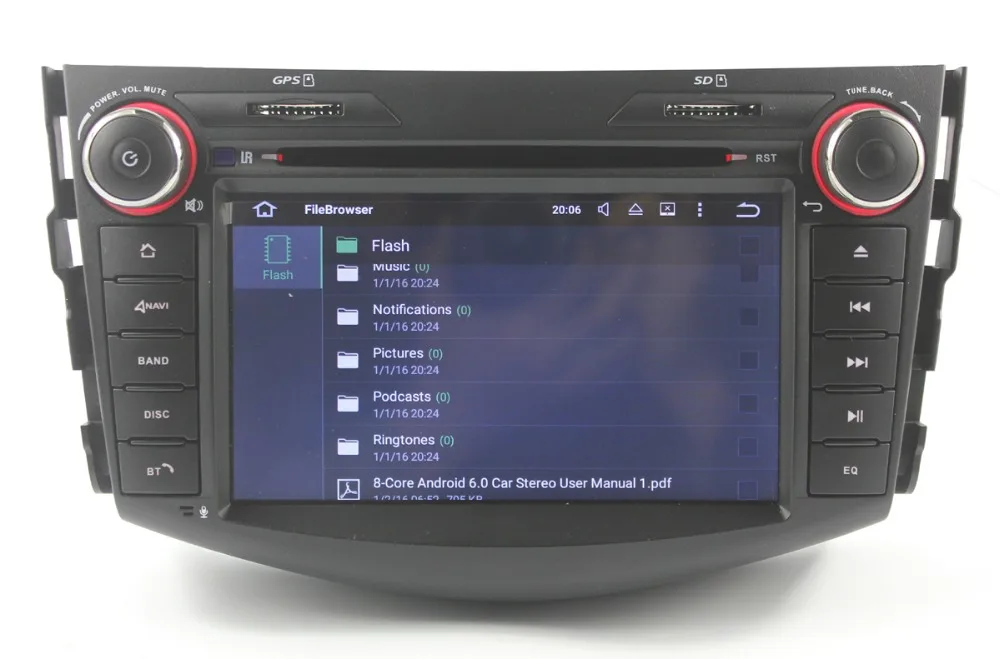 7 &quotAndroid 9 0 автомобильный DVD GPS плеер для Toyota RAV4 RAV 4 2007 2011 Восьмиядерный WIFI Гб RAM + 64 ROM