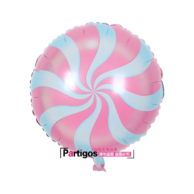 pink 10 шт. 18 дюймов красочные конфеты фольгированные шары леденец Гелиевый шар детский душ День рождения Свадьба Принадлежности Декор детские игрушки - Цвет: pink