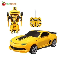 Free Shipping Racing Car Models Deformation Robot Transformation Remote Control RC Car Toys for Children Kids