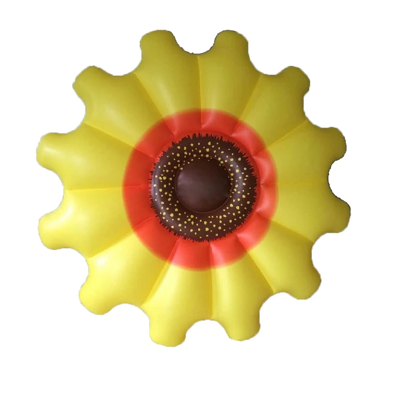 

1.8m Inflatable Swimming Sunflower Float 71-inch holiday floating air mattress deck chair Swimming Water Pool Toy Ring For Women