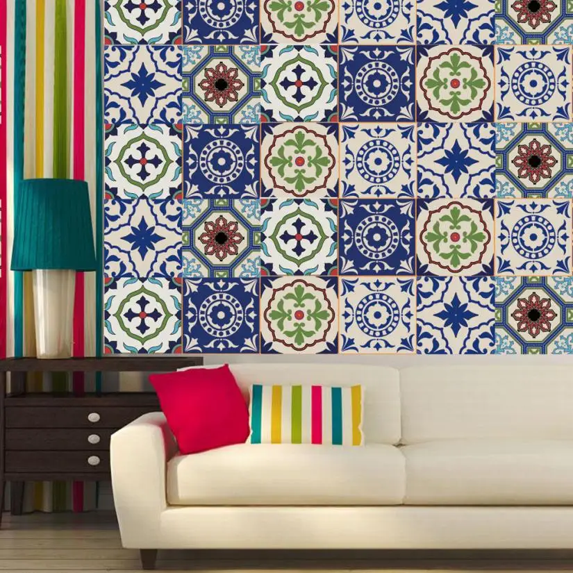 Buy Tile sticker PVC 3d wall stickers decorations for homeself adhesive tile