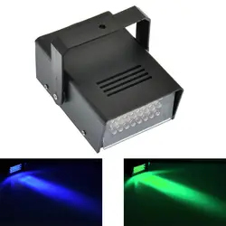 Новые мини светодиодный Strobe Light с 24 супер яркий светодиодный s Mobile DJ вечерние Диско световой эффект-JD9