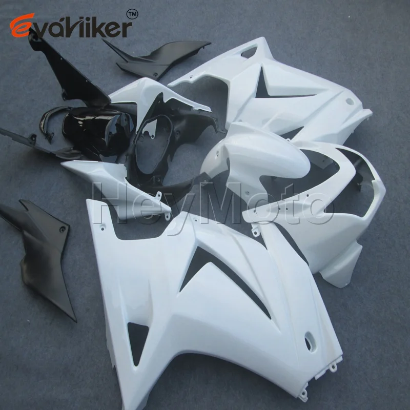 Custom ABS fairing for ZX250R 08-12 EX250 2008 2009 2010 2012 motorcycle plastic kit order+white Injection mold Custom ABS fairing for ZX250R 08-12 EX250 2008 2009 2010 2012 motorcycle plastic kit order+white Injection mold