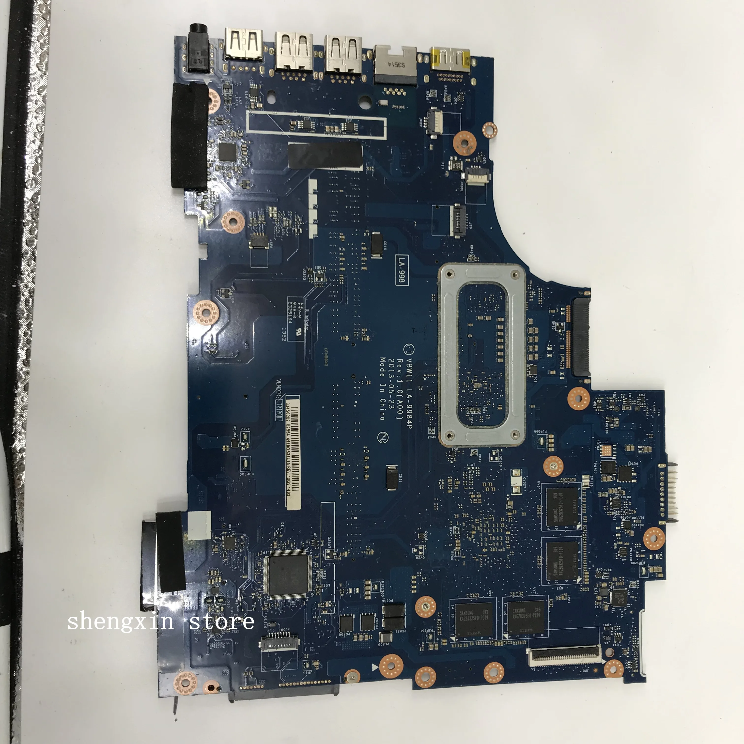 Ideal  For Dell Inspiron 17R 5737 3737 Laptop Motherboard SR16Z I7-4500U R9 M200X graphics VBW11 LA-9984P 