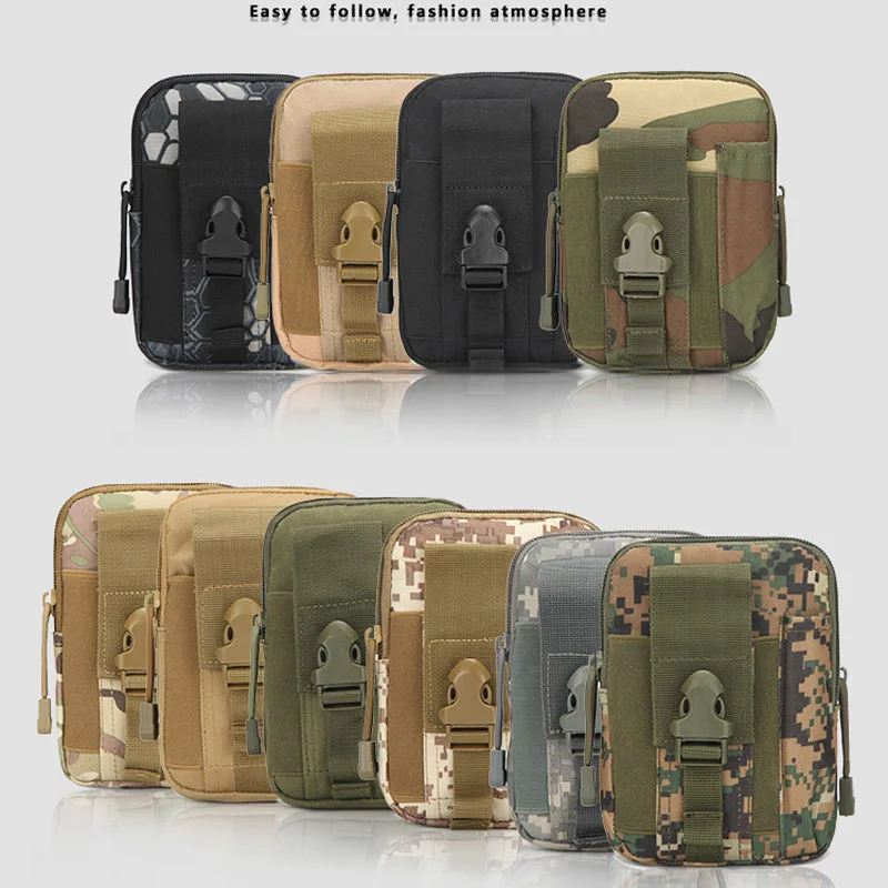 Military Tactical Holster Hip Belt Bag Waist Sport Phone Case For iPhone 4 5 5C 5S SE 6 6S 7 Plus Outdoor Sport Bags Cover