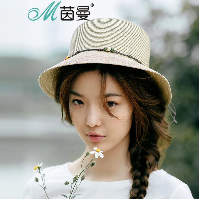 

INMAN 2019 Spring Summer New Arrival Sea Beach Sunlight Proof Simple Design Lady Female Fresh Style Sun Hat