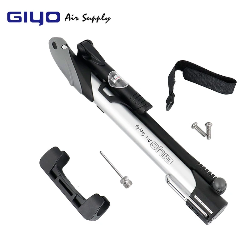 GIYO Велосипедные насосы Велоспорт 140PSI MTB дорожный складной велосипед мяч