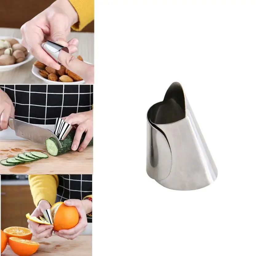 

Finger Protectors Stainless Stee Finger Guard Hand Protector Peanut Sheller Vegetables Nuts Peeling Helper Safe For Kitchen